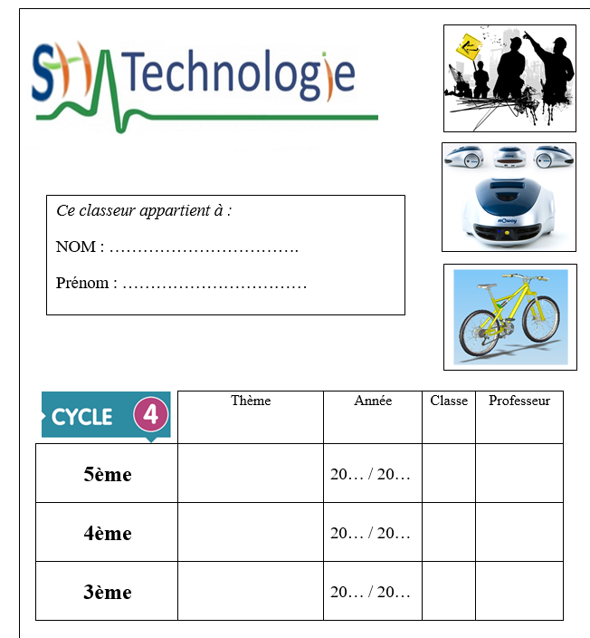 Technologie classeur