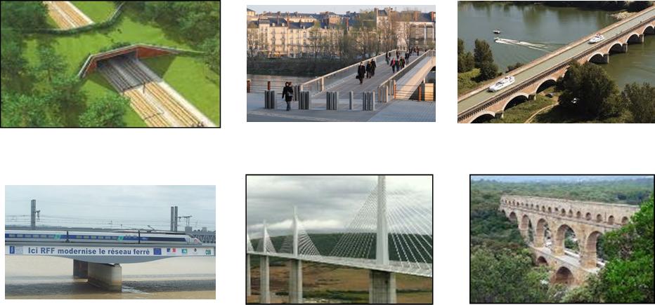 Six images de pont 